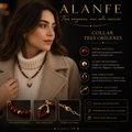 Collar Perlas Rojas