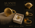 Anillo de concha marina
