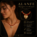 Collar corazón partido