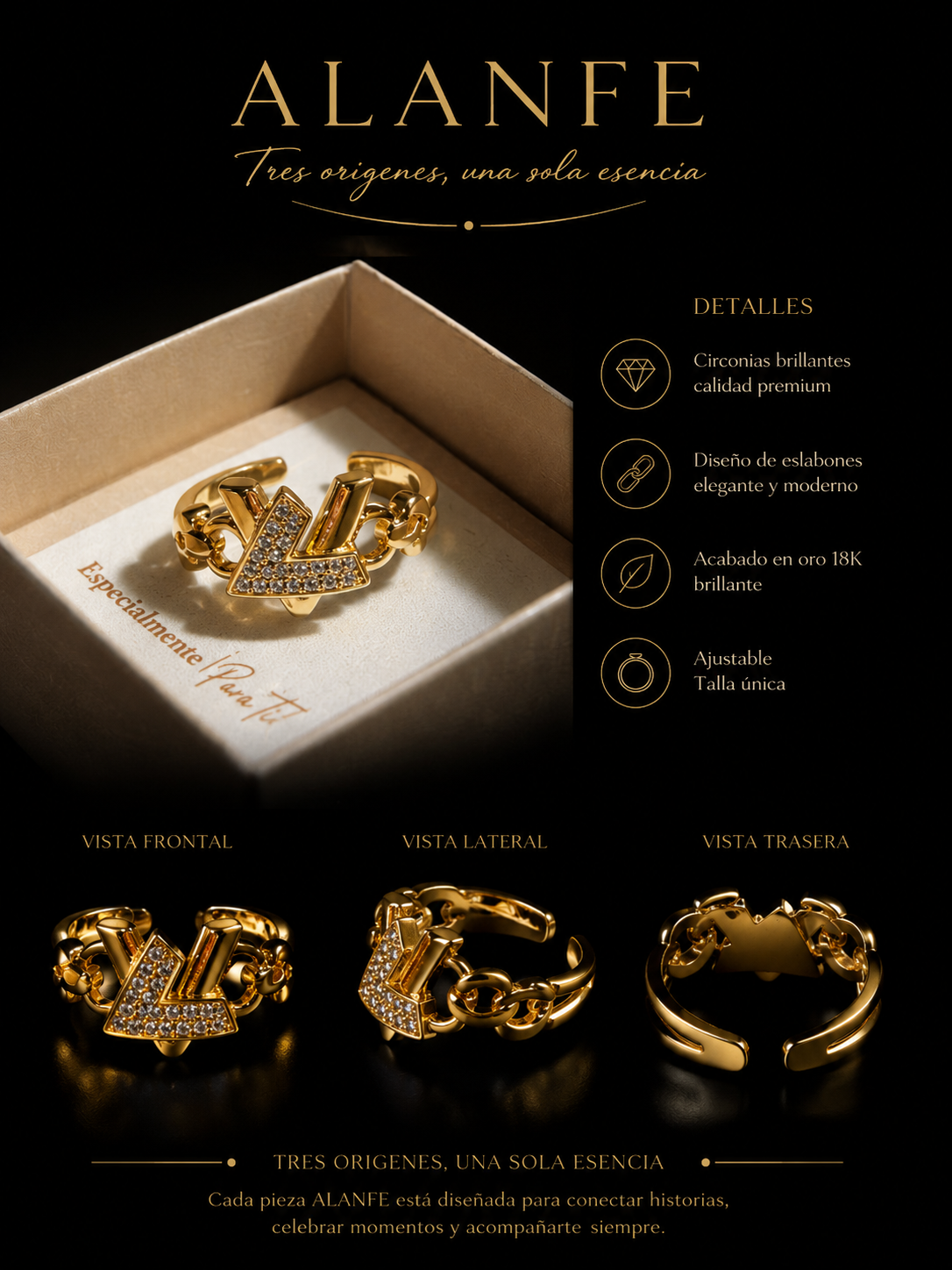 Anillo en V