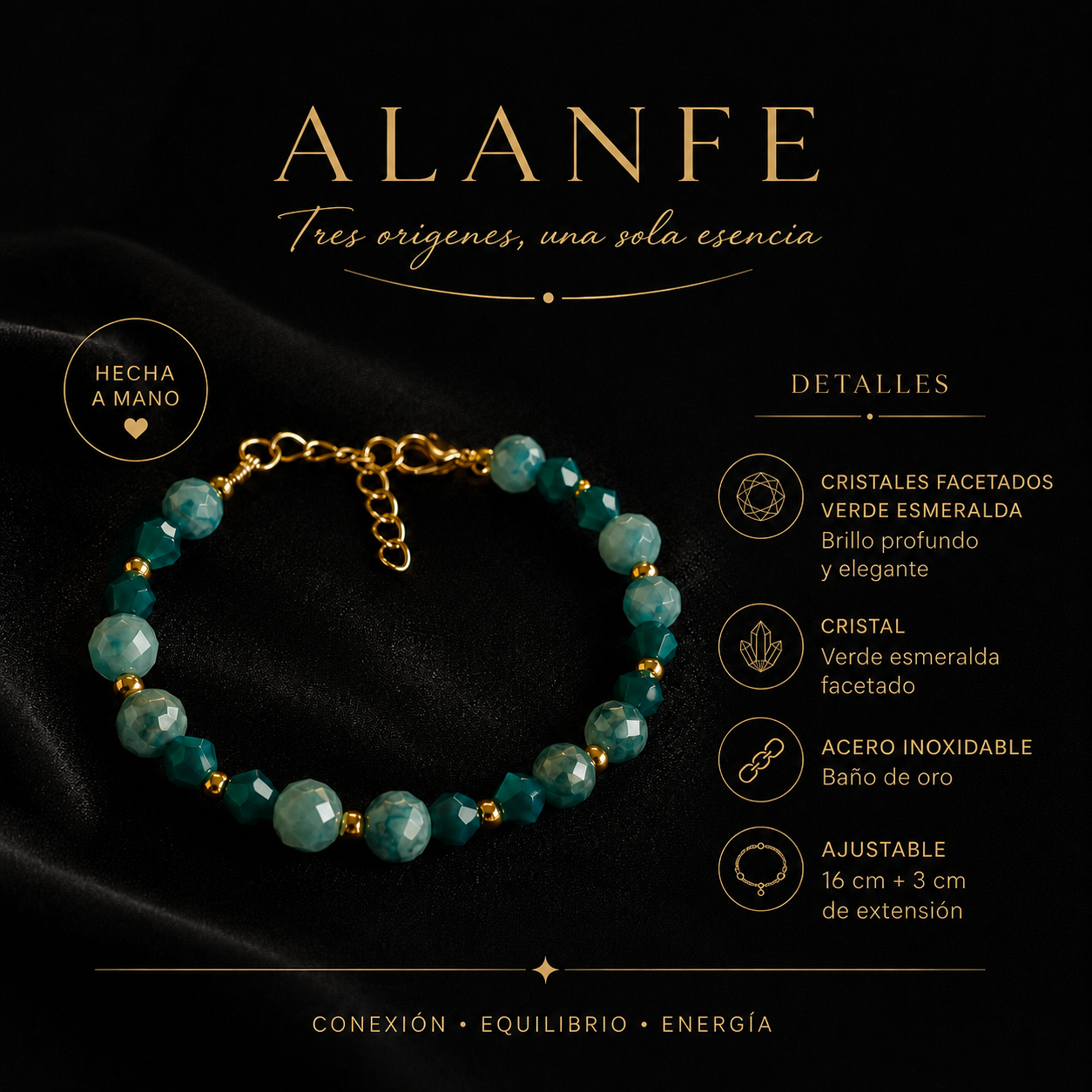 Pulsera Esmeralda