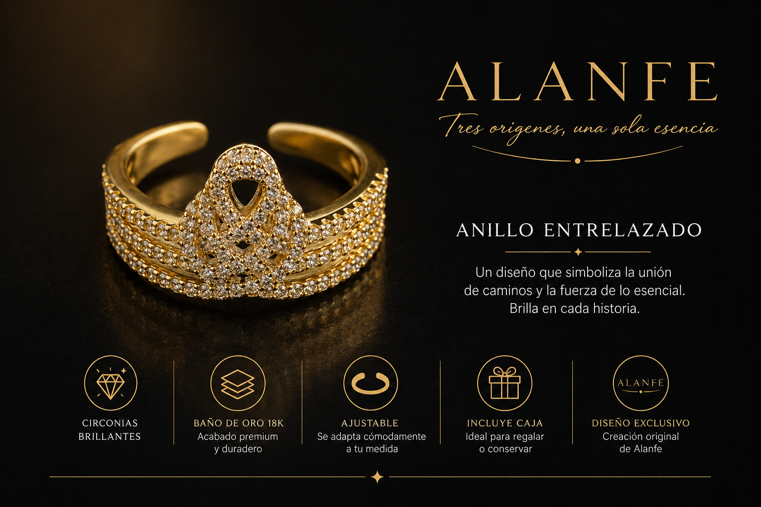 Anillo de corona de reina
