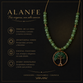 Collar Árbol de la Vida verde