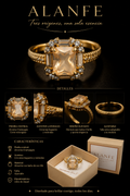 Anillo piedra  central
