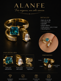 Anillo Circonias AAA