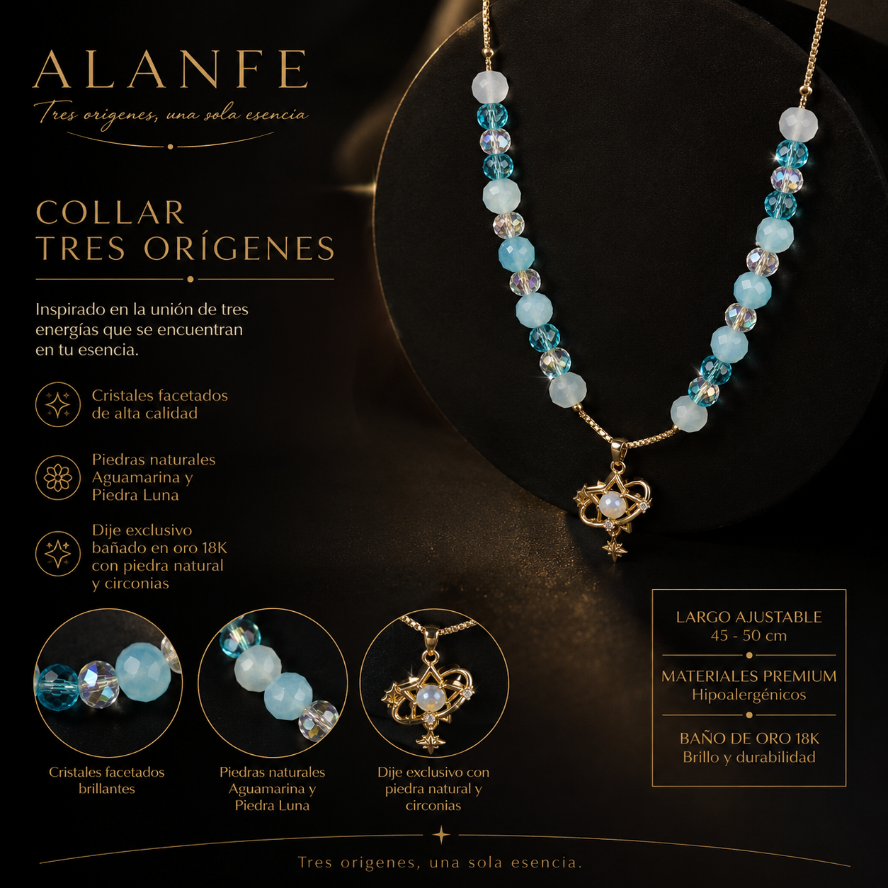 Collar Aguamarina