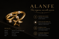 Anillo estrella y Perla blanca