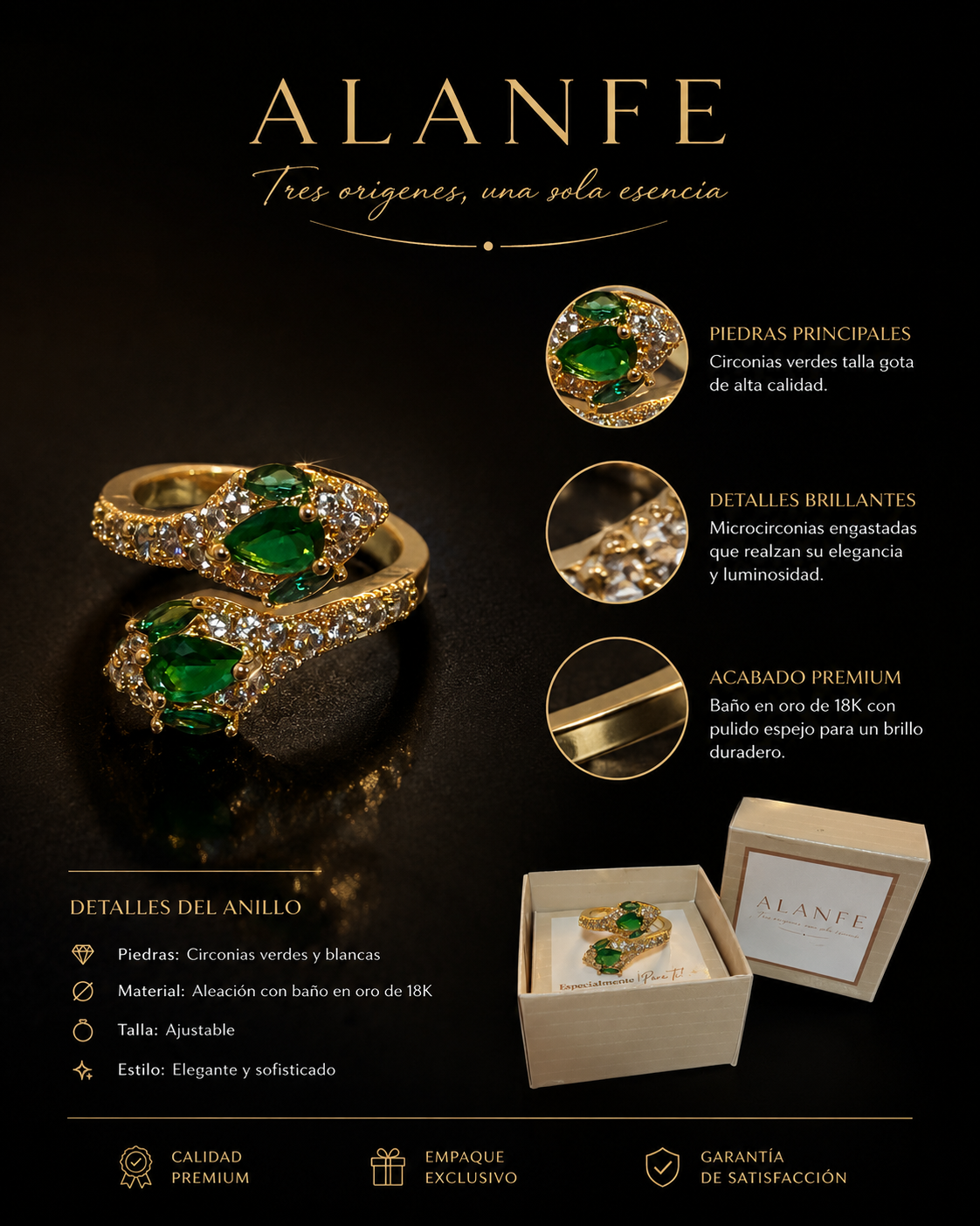 Anillo serpiente doble