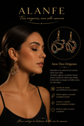 Aros mariposa multicolor