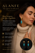 Aros Turquesa de Luz y Equilibrio